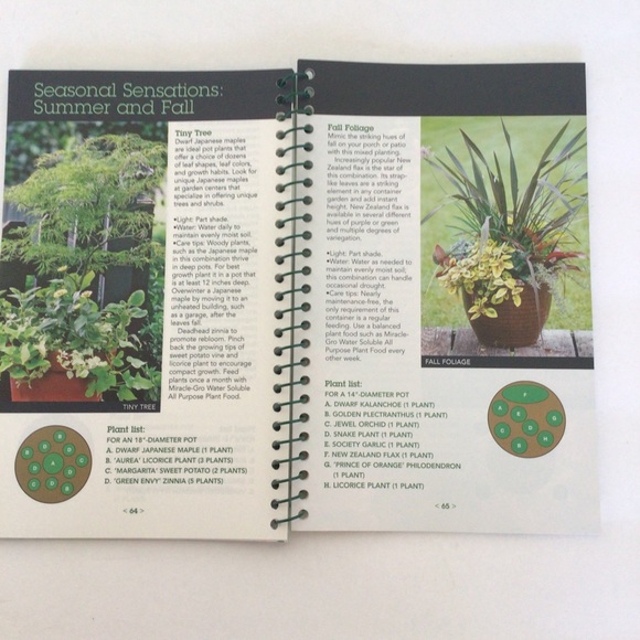 MIRACLE GRO CONTAINER GARDEN HOW TO WATERPROOF BOOK NWT - Picture 6 of 16
